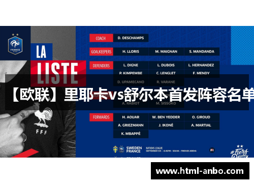 【欧联】里耶卡vs舒尔本首发阵容名单 【欧联】里耶卡vs舒尔本首发阵容名单